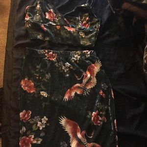 Shein top and bottom set